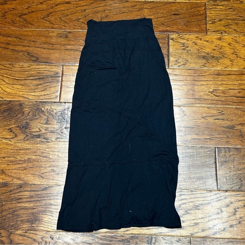 Athleta fold over waist tiered‎ maxi skirt